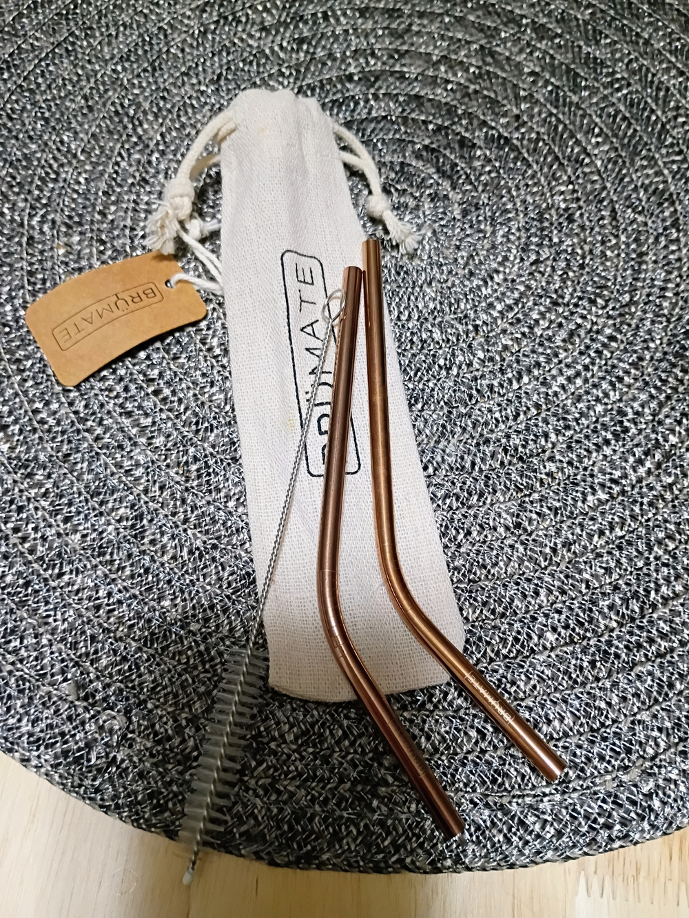 BrüMate Cream Drawstring Bottle Sleeve - Brumate - Picture 4 of 4